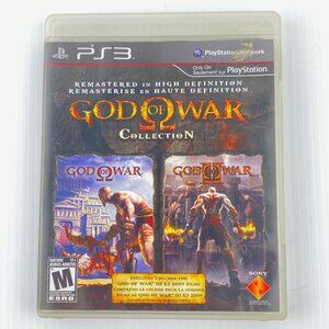 God of War Collection PS3 Video Game 2009 Case Booklet Disc Rated Mature
